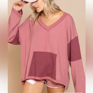 POL V-Neck Sweatshirt - Size S